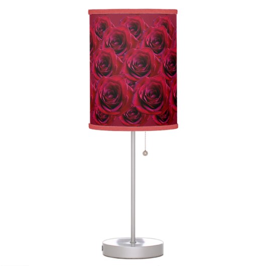 Red Rose Lamp Romantic Roses Flower Floor Lamp (Left)