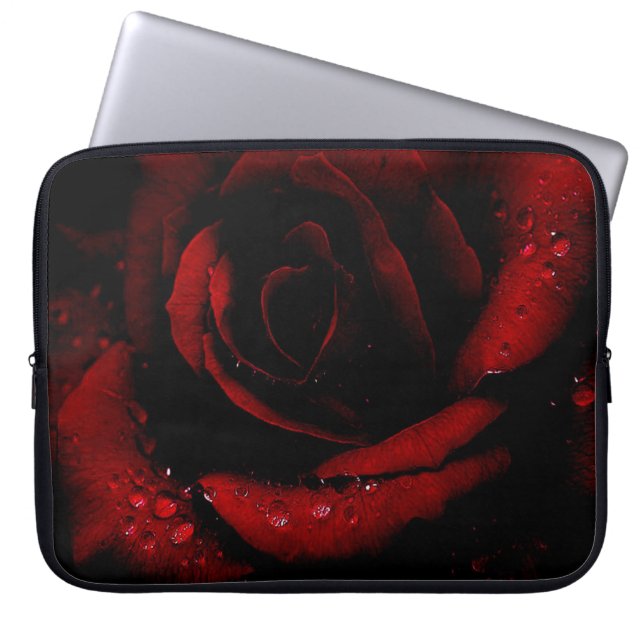Red Rose Laptop Sleeve (Front)