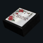 Red Rose Love Prose Gift Box<br><div class="desc">Store your treasures or give a treasure gift box to someone as a beautiful gift.
Choices of wood frames are now available.
Many designs for different occasions are available in my store.</div>