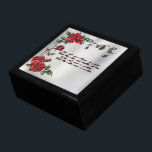 Red Rose Love Prose Gift Box<br><div class="desc">Store your treasures or give a treasure gift box to someone as a beautiful gift. 
 Choices of wood frames are now available.
Many designs for different occasions are available in my store.</div>