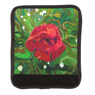 RED ROSE LUGGAGE HANDLE WRAP