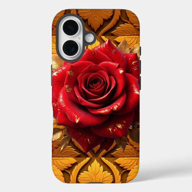 "Red Rose Luxury" Case-Mate iPhone Case (Back)