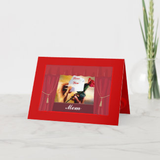 Red Rose Mother's Day CArd Card
