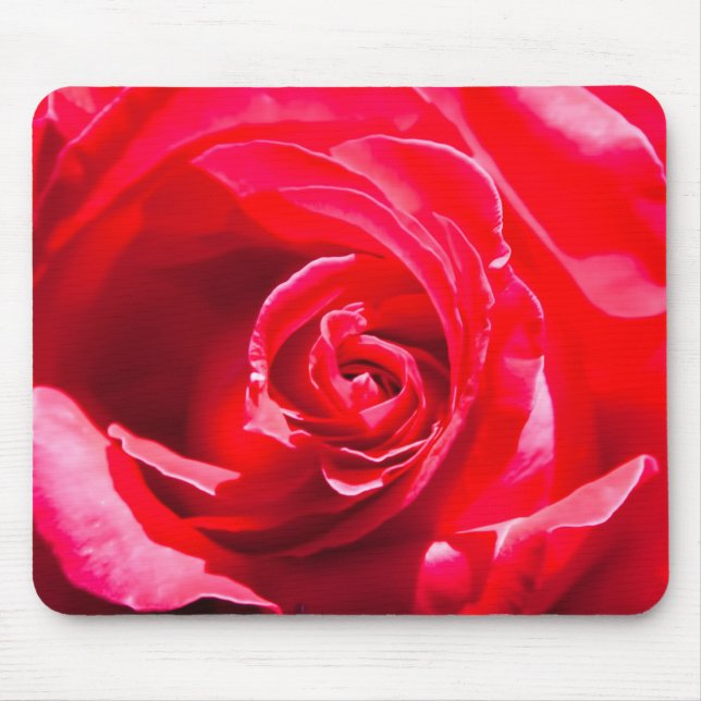 Red rose mouse pad (Front)