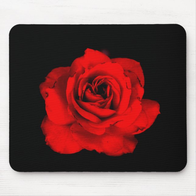 Red Rose Mousepad (Front)