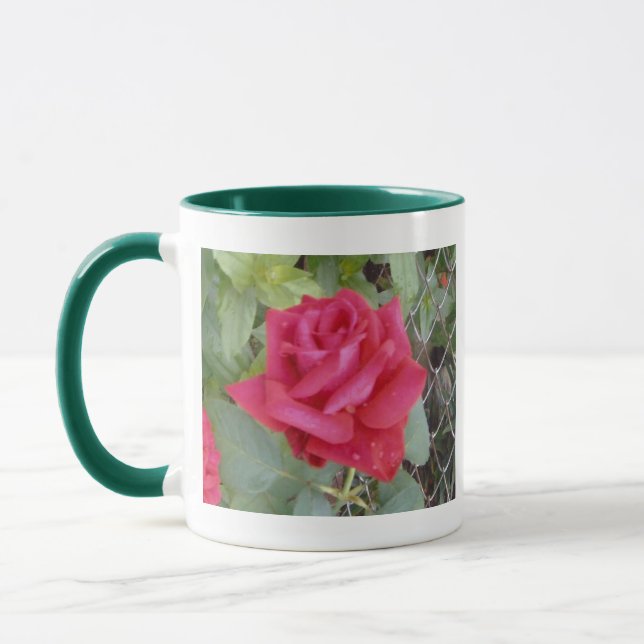 Red Rose Mug (Left)