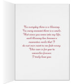 Red Rose My Love Cards (Inside (Right))