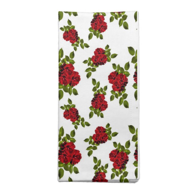 Red rose napkins (Folded)