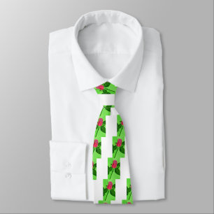 Red Rose Neck Tie