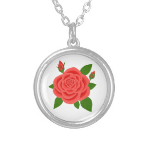 Red Rose Necklace
