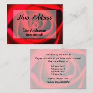 Red Rose New Address Announcement