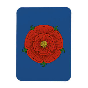 Red Rose of Lancaster Magnet