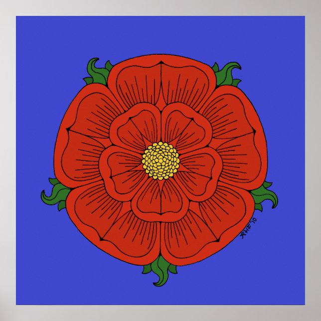 Red Rose of Lancaster Poster (Front)