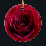 Red Rose Ornament Personalized Rose Decorations<br><div class="desc">Romantic Rose Ornaments Personalized Holiday Red Rose Classic Flower Decorations Your Name Here Wedding Keepsake Customizable Romantic Red Rose Christmas Ornaments, Rose Gifts Hanukkah Neutral Holiday Decorations Rose Ornaments Keepsakes & Gifts for Weddings Anniversary I Love You Any Day Red Rose Decorations for Friend Family Men Women Kids Home &...</div>