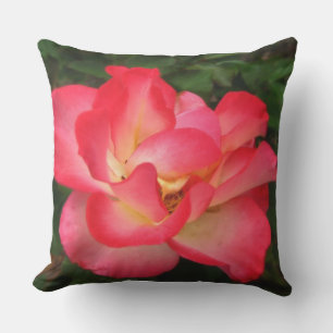 Red Rose Outdoor Throw Pillow