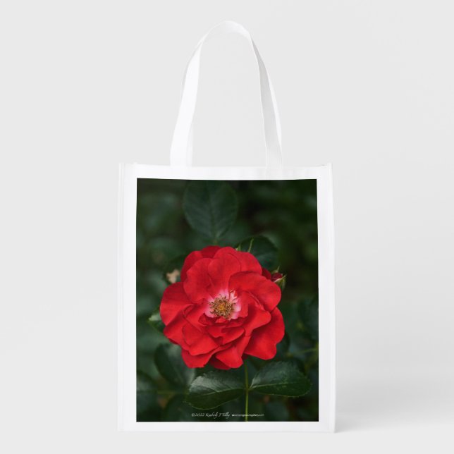 Red Rose P6568 Grocery Bag (Front)