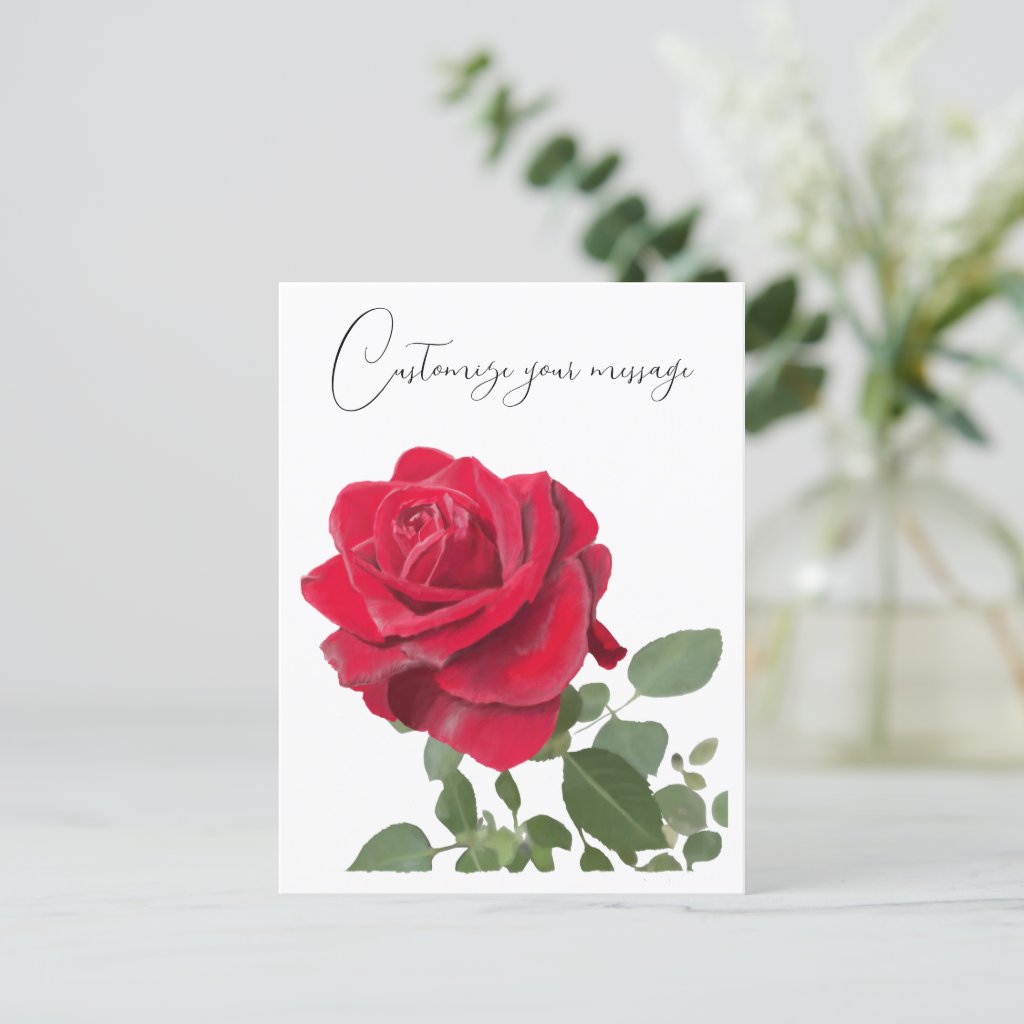 Red Rose Painting