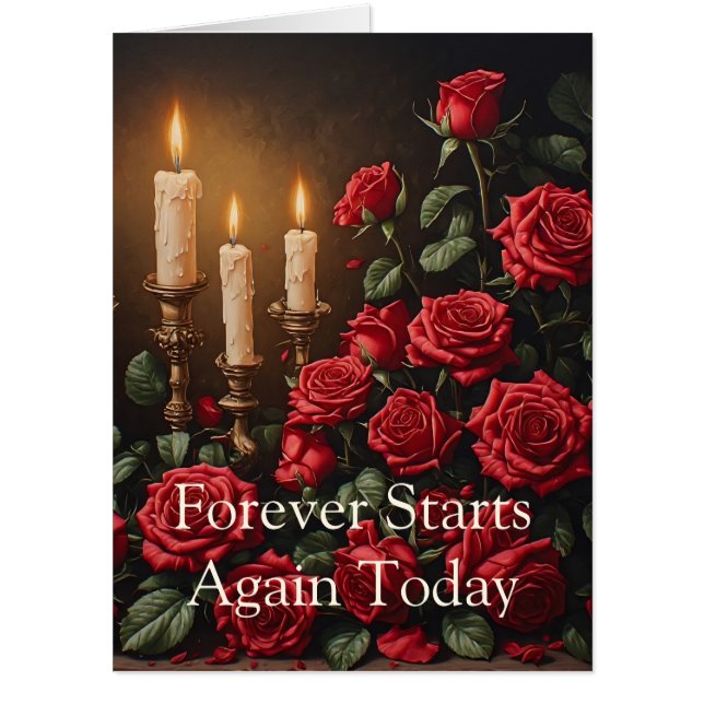 Red Rose Passion Card (Front)