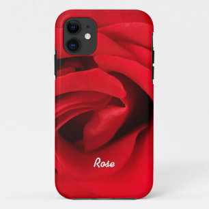 Red Rose Personalized iPhone 11 Case