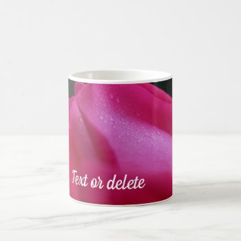Red Rose Personalized  Coffee Mug by SmilinEyesTreasures at Zazzle