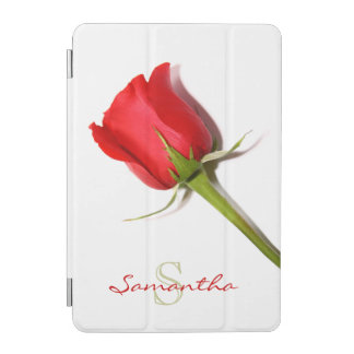 Red Rose Personalized iPad Mini Cover
