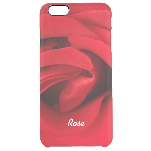 Red Rose Personalized Uncommon iPhone Case (Back)
