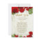Red Rose Petals Golden Thank You Sympathy Family