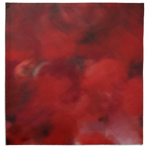 Red Rose Petals Painting Art 2 - Napkins