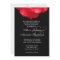 RED Rose Petals Wedding Invitation V02