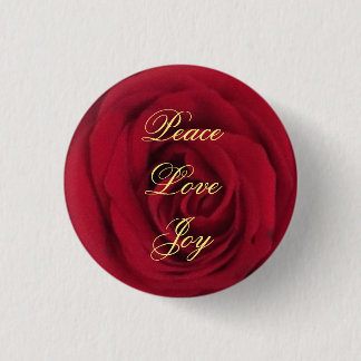 Red Rose Photo Button