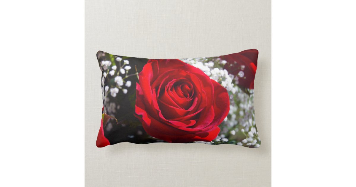 Red Rose Pillow