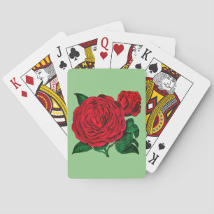 Red Rose Playing Cards