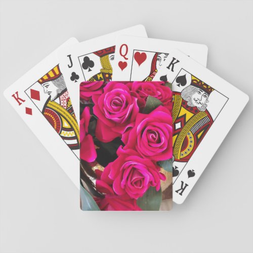Red Rose Playing Cards