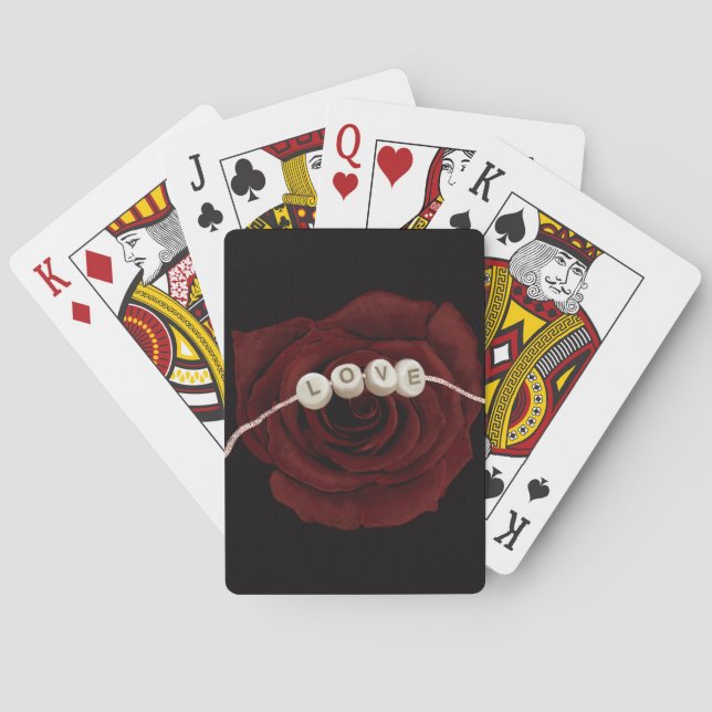Red Rose Poker Cards (Back)