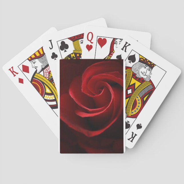 Red Rose Poker Cards (Back)
