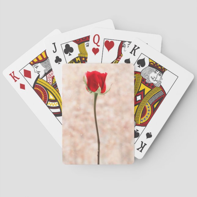 Red Rose Poker Cards (Back)