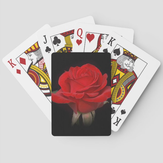 Red Rose Poker Cards (Back)