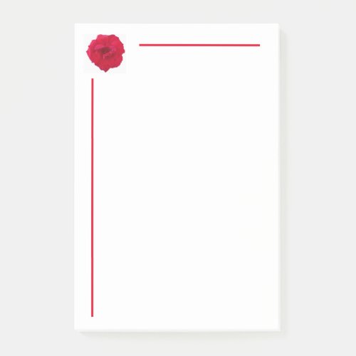 Red Rose Post_it Notes