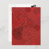 red rose postcard (Front/Back)