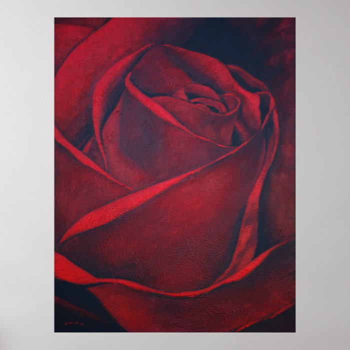 Red Rose Print