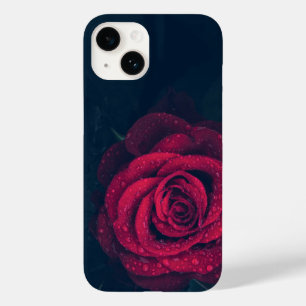 Red rose , raindrops Mood Vibe Case-Mate iPhone 14 Case