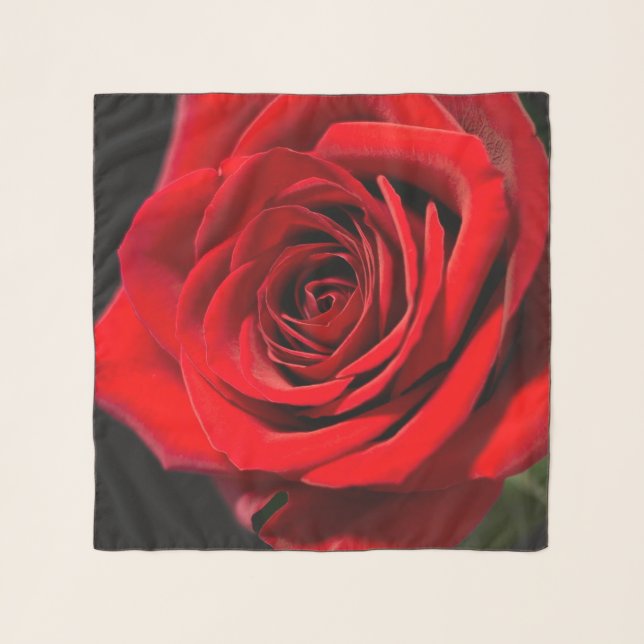 Red rose scarf (Front)