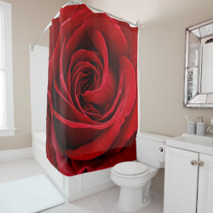 Red Rose Shower Curtain