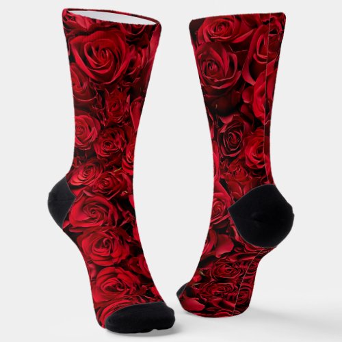 Red Rose Socks