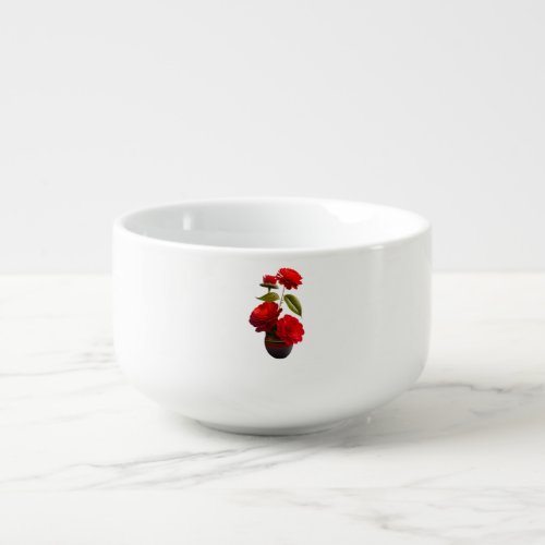 RED ROSE SOUP CUP