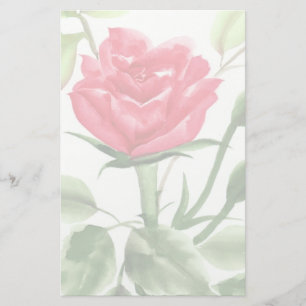Red Rose Stationery