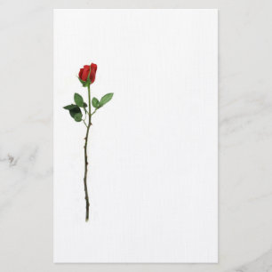 Red Rose Stationery