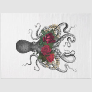 Red Rose Steampunk Series Design 20 Tissue Paper