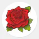 Red Rose Sticker | Zazzle