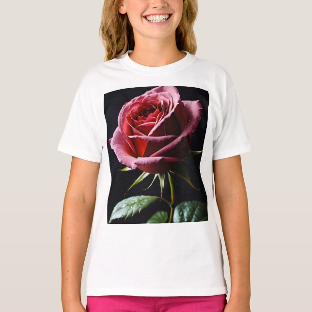 Red rose  T-Shirt (Front)